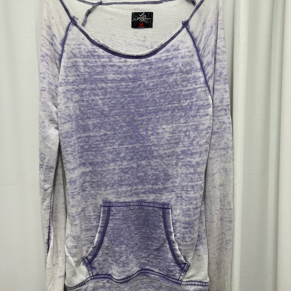 Purple Tie-Dye Women's Top